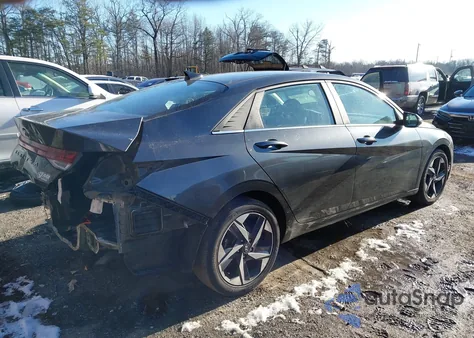 2021 Hyundai Elantra Sel из США, поврежденный, VIN 5NPLN4AG0MH028701